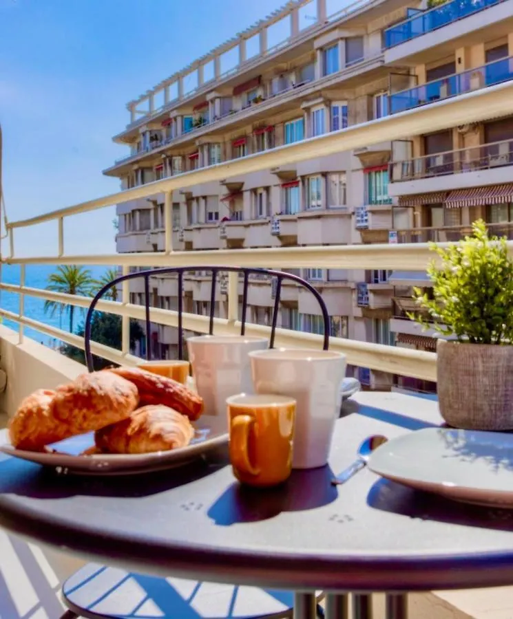 #29 Suite Gambetta Ac Sea View 2 Bedrooms 1Min Walk To Promenade & Sea Nice Apartment